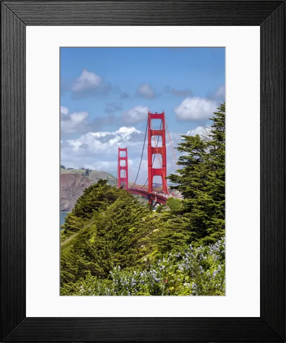 Framed Print : Golden Gate bridge, San Francisco, California, USA Framed Print : Golden Gate bridge, San Francisco, California, USA