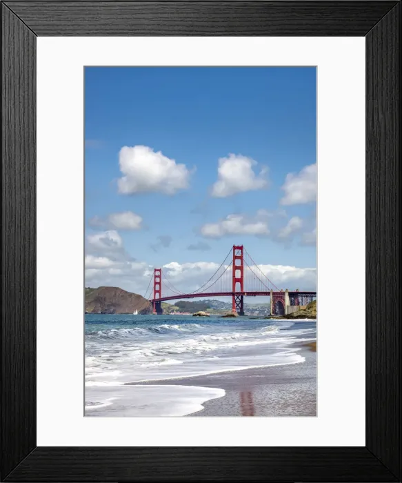 Framed Print : Golden Gate bridge, San Francisco, California, USA Framed Print : Golden Gate bridge, San Francisco, California, USA