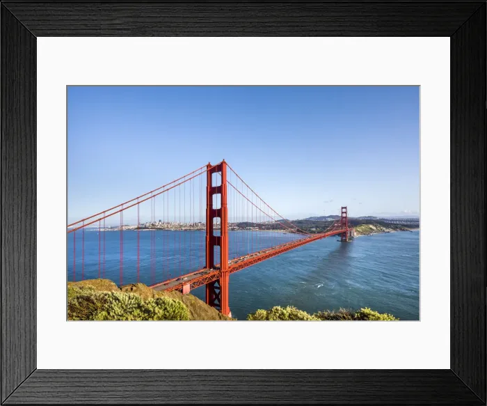 Framed Print : Golden Gate bridge, San Francisco, California, USA Framed Print : Golden Gate bridge, San Francisco, California, USA
