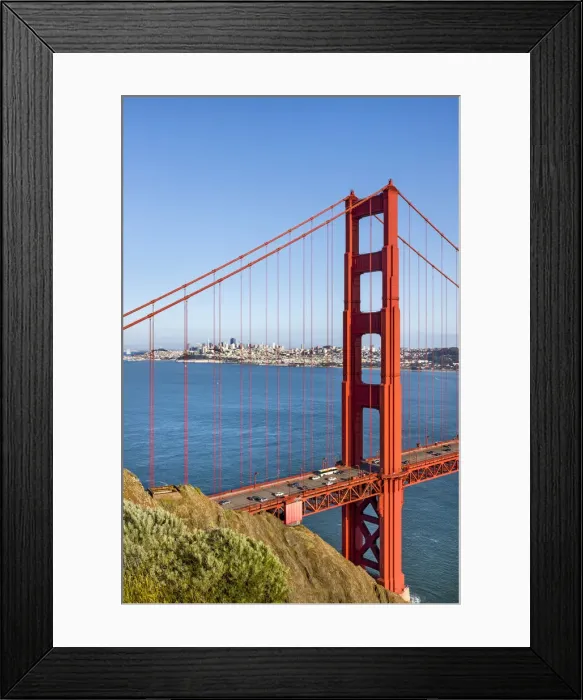 Framed Print : Golden Gate bridge, San Francisco, California, USA Framed Print : Golden Gate bridge, San Francisco, California, USA