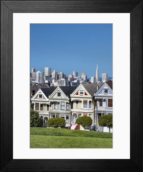 Framed Print : Alamo Square, San Francisco, California, USA Framed Print : Alamo Square, San Francisco, California, USA