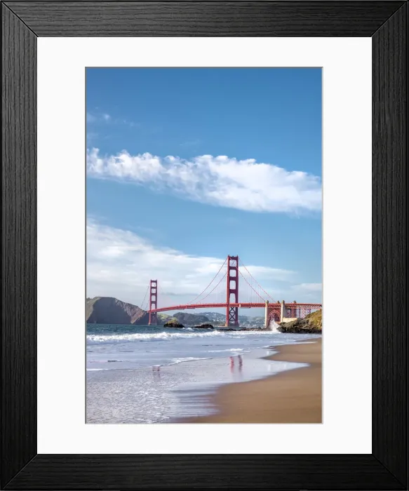 Framed Print : Golden Gate bridge, San Francisco, California, USA Framed Print : Golden Gate bridge, San Francisco, California, USA