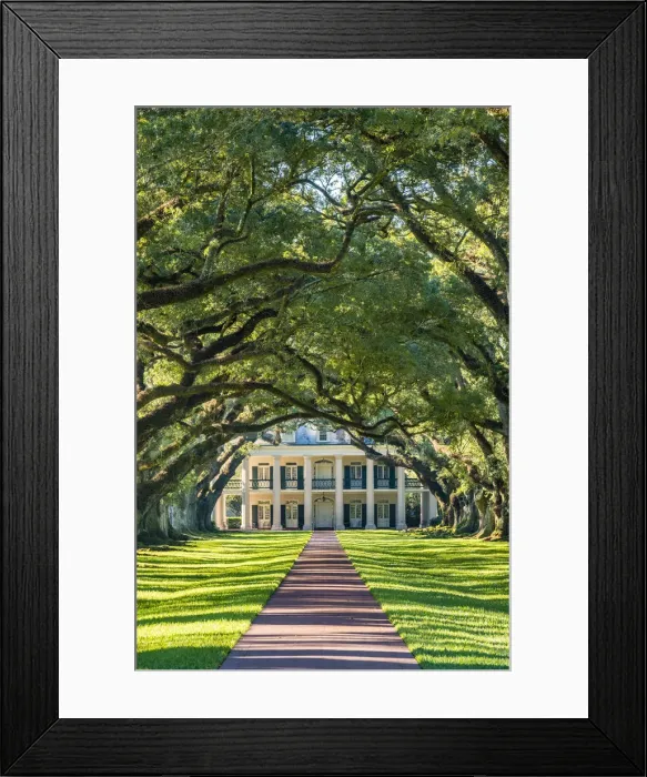 Framed Print : United States, Louisiana, Vacherie. Historic Oak Alley Plantation Framed Print : United States, Louisiana, Vacherie. Historic Oak Alley Plantation