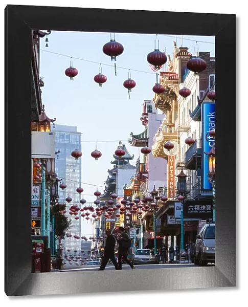 Streets of Chinatown, San Francisco, California, USA