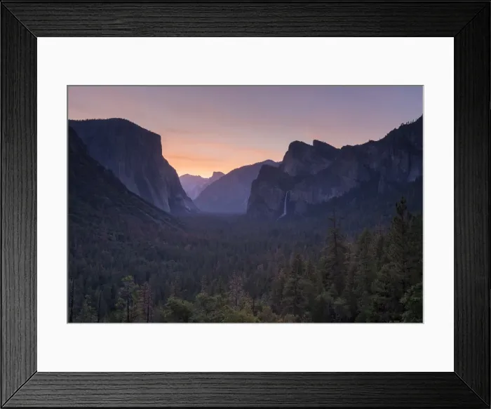 Framed Print : Sunrise over El Capitain and Yosemite Valley from Tunnel View, Yosemite National Park Framed Print : Sunrise over El Capitain and Yosemite Valley from Tunnel View, Yosemite National Park