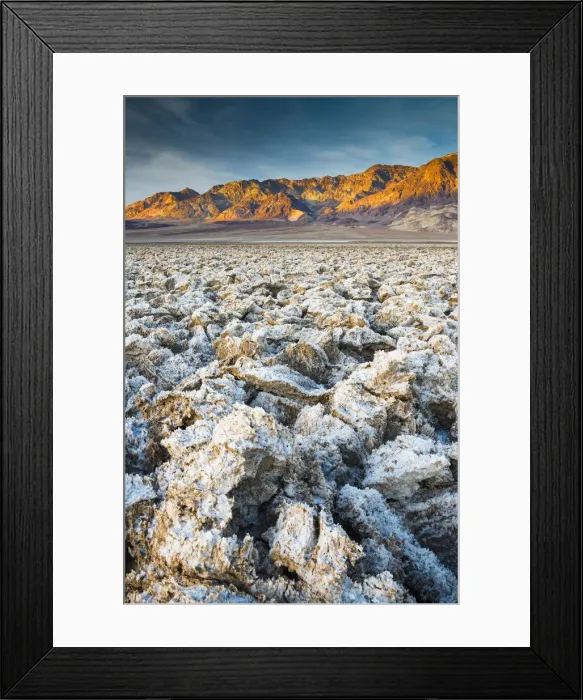 Framed Print : Devils Golf Course, Death Valley National Park, California, USA
