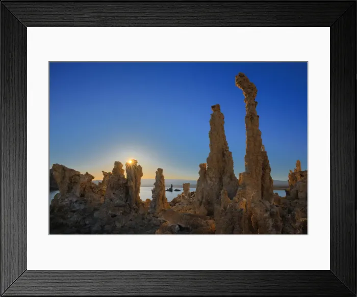 Framed Print : Tufa Formations at Sunset, Mono Lake, California, USA Framed Print : Tufa Formations at Sunset, Mono Lake, California, USA