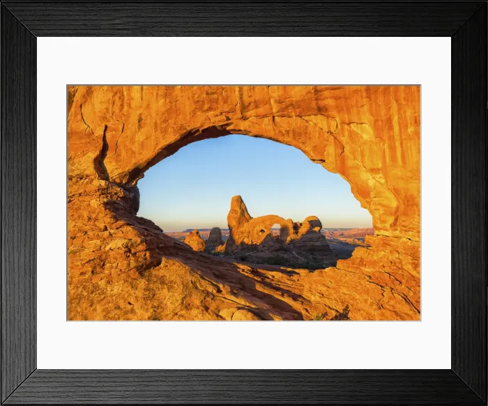 Framed Print : Turret Arch Through North Window, Arches National Park, Utah, USA Framed Print : Turret Arch Through North Window, Arches National Park, Utah, USA