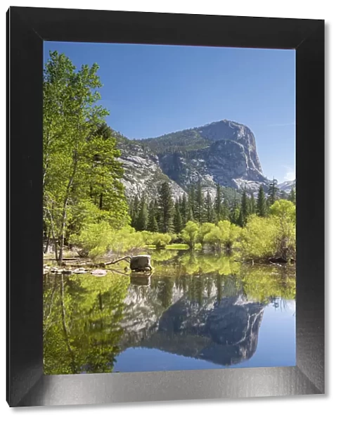 Mirror Lake in Yosemite Valley, California, USA. Spring (June) 2016