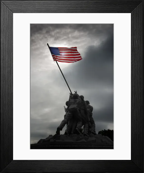 Framed Print : Iwo Jima Memorial, Washington DC, USA Framed Print : Iwo Jima Memorial, Washington DC, USA