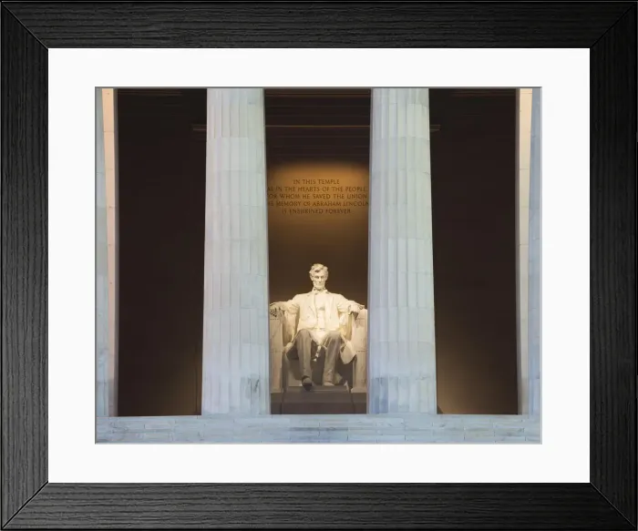 Framed Print : Lincoln Memorial, Washington DC, USA Framed Print : Lincoln Memorial, Washington DC, USA