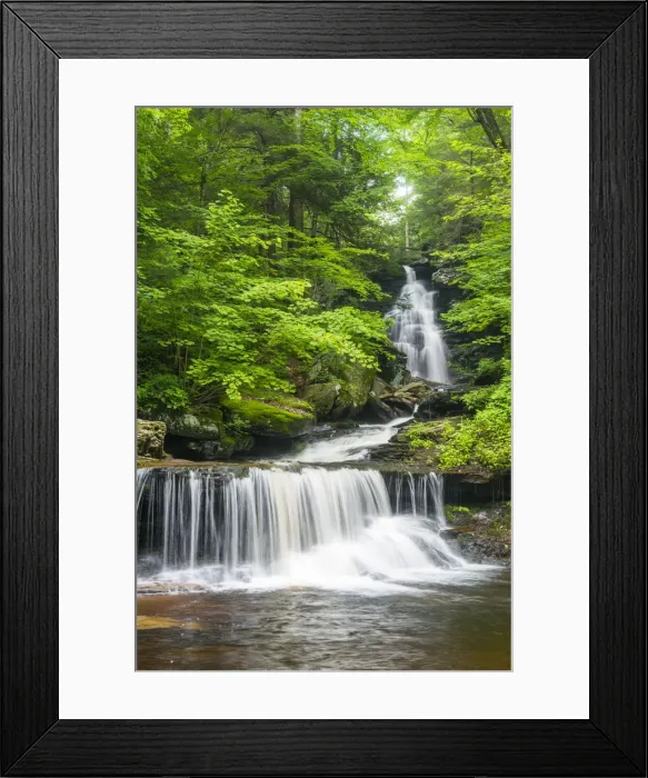 Framed Print : Ozone Falls, Ricketts Glen State Park, Sullivan County, Pennsylvania, USA