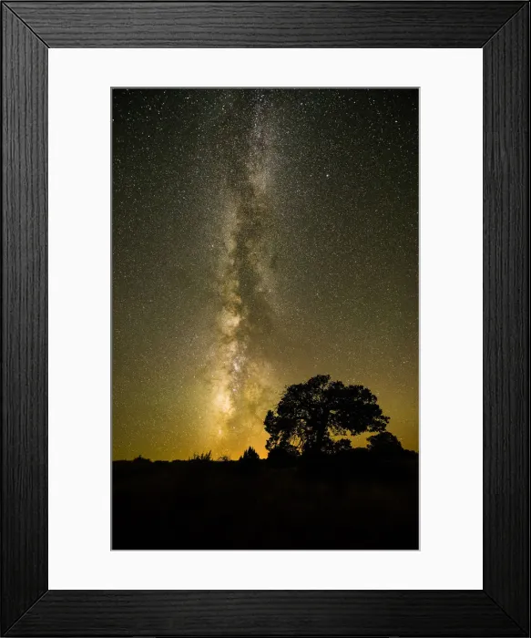 Framed Print : Milky Way over Juniper Tree, Monument Valley Tribal Park, Arizona, USA Framed Print : Milky Way over Juniper Tree, Monument Valley Tribal Park, Arizona, USA