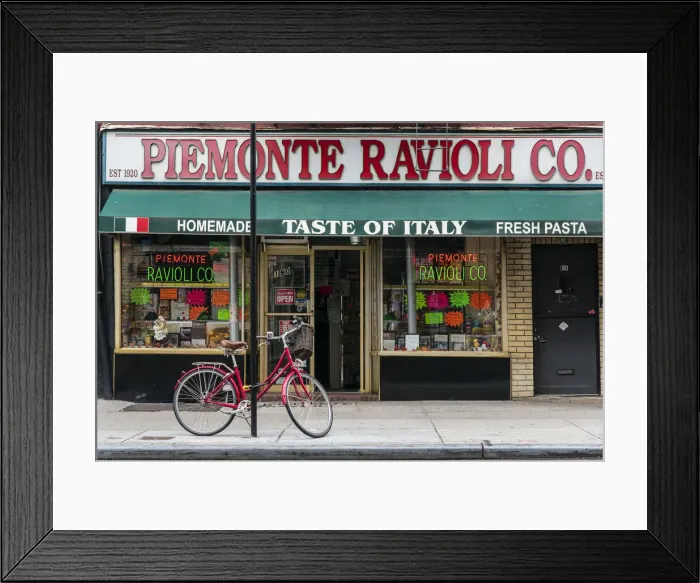 Framed Print : Italian specialities shop, Little Italy, Manhattan, New York, USA Framed Print : Italian specialities shop, Little Italy, Manhattan, New York, USA