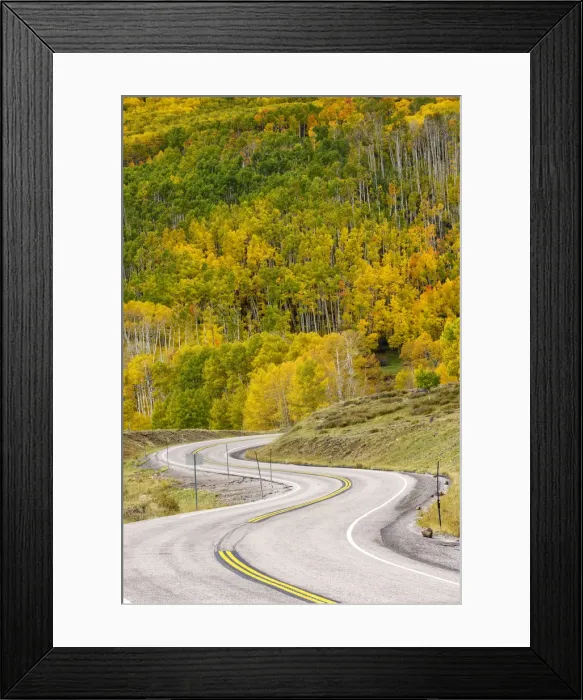 Framed Print : USA, Southwest, Colorado Plateau, Utah, Boulder, Dixie National forest in autumn near Framed Print : USA, Southwest, Colorado Plateau, Utah, Boulder, Dixie National forest in autumn near