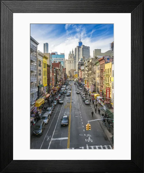 Framed Print : Chinatown, Manhattan, New York, USA Framed Print : Chinatown, Manhattan, New York, USA