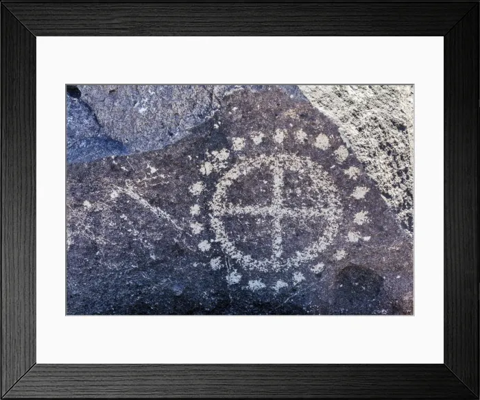 Framed Print : North America, United States of America, New Mexico, Three Rivers Petroglyph Site Framed Print : North America, United States of America, New Mexico, Three Rivers Petroglyph Site