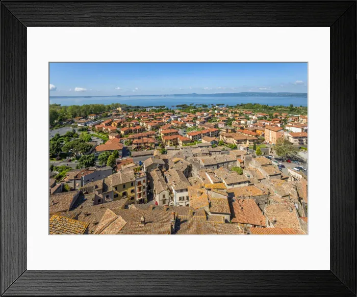 Framed Print : View form the castle at Bolsena, Viterbo, Lazio, Italy Framed Print : View form the castle at Bolsena, Viterbo, Lazio, Italy