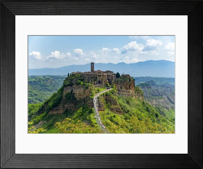 Framed Print : View at Civita di Bagnoregio, Viterbo, Lazio, Italy Framed Print : View at Civita di Bagnoregio, Viterbo, Lazio, Italy