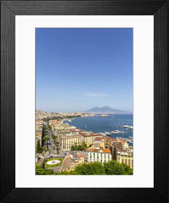 Framed Print : Naples, Italy. View of the city from Posillipo Framed Print : Naples, Italy. View of the city from Posillipo