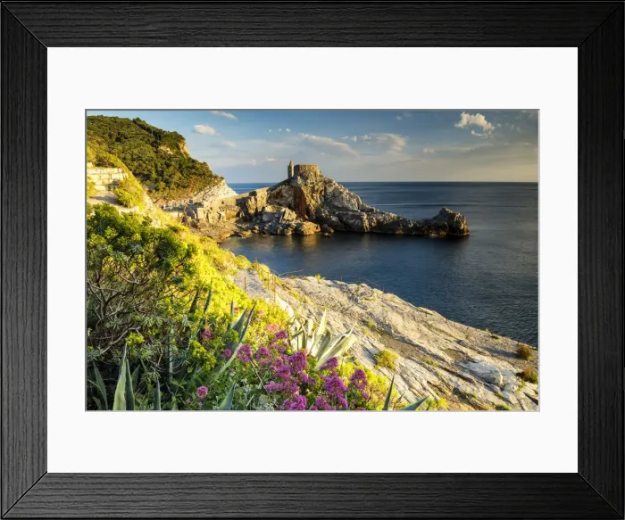 Framed Print : Coastline at Portovenere, Liguria, Italy Framed Print : Coastline at Portovenere, Liguria, Italy