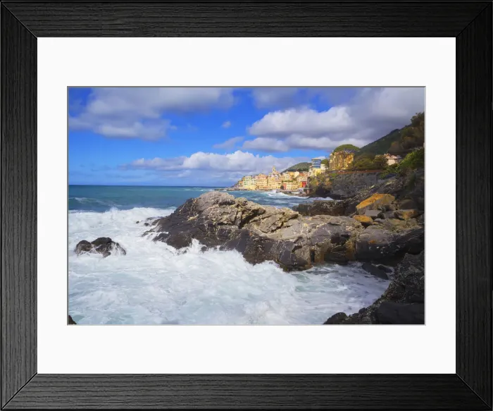 Framed Print : The picturesque village of Bogliasco, Bogliasco, Liguria, Italy Framed Print : The picturesque village of Bogliasco, Bogliasco, Liguria, Italy