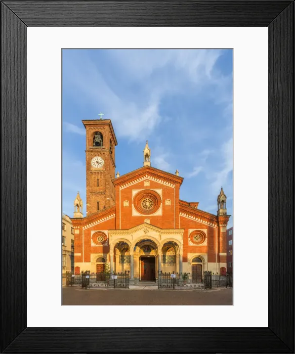 Framed Print : Church Santa Eufemia, Milan, Lombardy, Italy Framed Print : Church Santa Eufemia, Milan, Lombardy, Italy