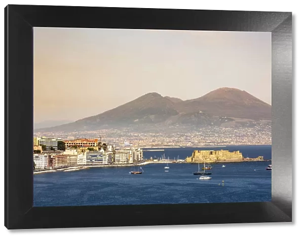 Naples, Italy. View of the city from Posillipo