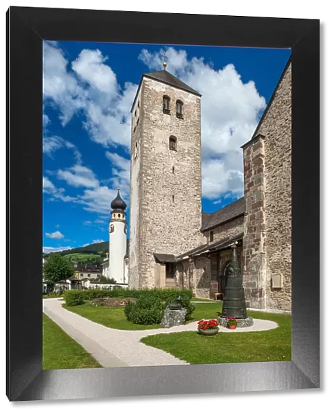 Church San Michele and colligiate church, Innichen, Puster valley, Alto Adige, Italy