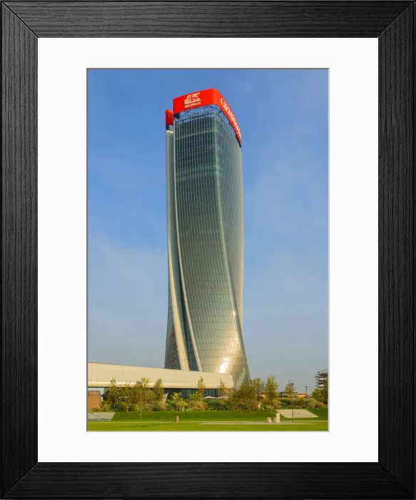 Framed Print : Generali tower, Milan, Lombardy, Italy Framed Print : Generali tower, Milan, Lombardy, Italy