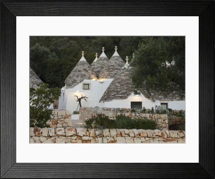 Framed Print : Italy, Apulia (Puglia), Bari district, Itria Valley, Cisternino, traditional trulli Framed Print : Italy, Apulia (Puglia), Bari district, Itria Valley, Cisternino, traditional trulli