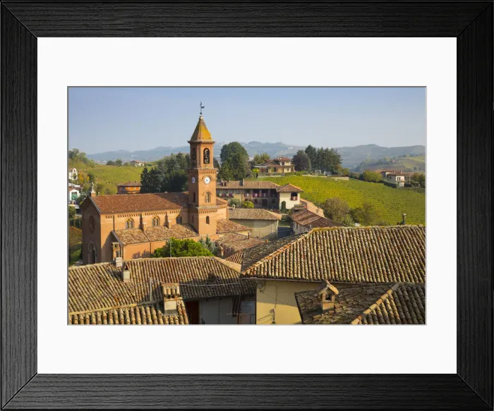 Framed Print : Italy, Piedmont (Piemonte), Cuneo District, Langhe, Serralunga di Alba, Chiesa di Framed Print : Italy, Piedmont (Piemonte), Cuneo District, Langhe, Serralunga di Alba, Chiesa di