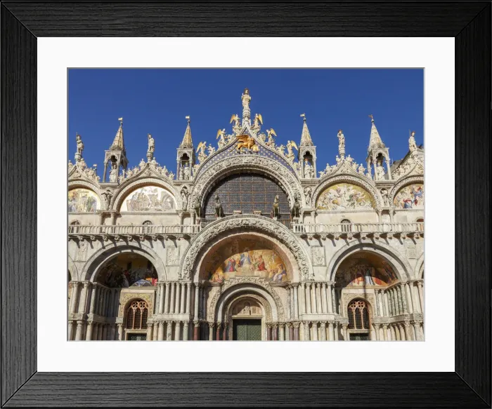 Framed Print : St. Marks Basilica, St. Marks Square (San Marco) Venice, Italy Framed Print : St. Marks Basilica, St. Marks Square (San Marco) Venice, Italy