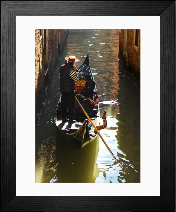 Framed Print : Gondola on the Rio dei Meracoli, Venice, Veneto, Italia, Europe Framed Print : Gondola on the Rio dei Meracoli, Venice, Veneto, Italia, Europe