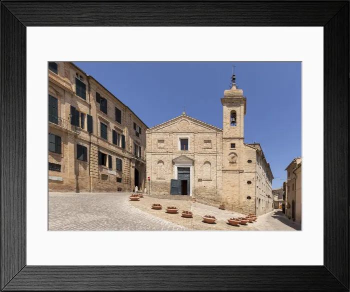 Framed Print : Italy, Marche. Macerata district. Recanati. santa Maria di Montemorello Framed Print : Italy, Marche. Macerata district. Recanati. santa Maria di Montemorello