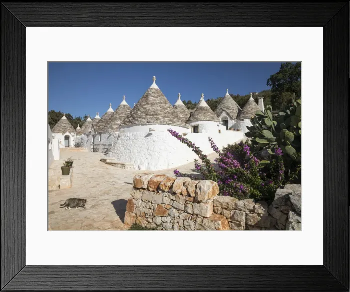 Framed Print : Italy, Apulia (Puglia), Bari district, Itria Valley, traditional trulli at Borgo Canonica Framed Print : Italy, Apulia (Puglia), Bari district, Itria Valley, traditional trulli at Borgo Canonica