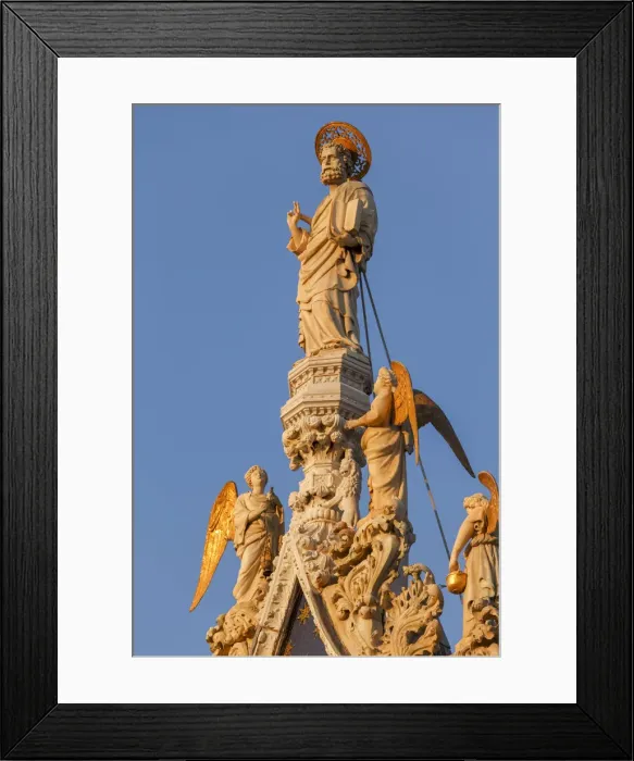 Framed Print : God father and Angels on Basilica di San Marco, Venice, Veneto, Italy Framed Print : God father and Angels on Basilica di San Marco, Venice, Veneto, Italy