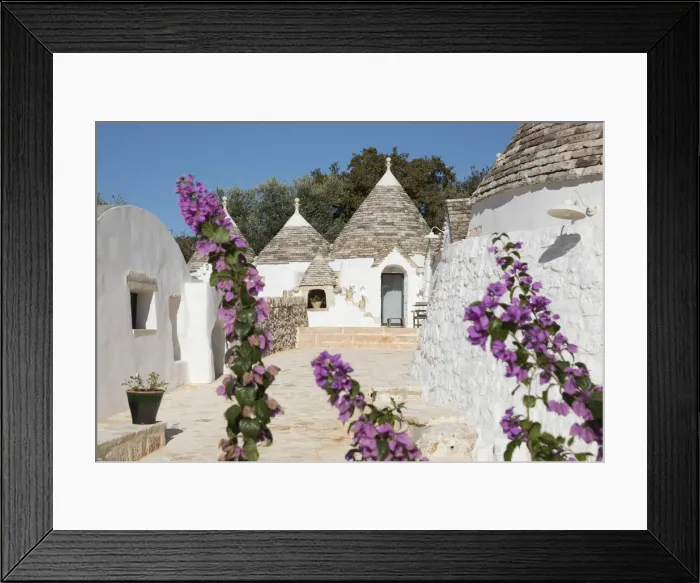 Framed Print : Italy, Apulia (Puglia), Bari district, Itria Valley, Cisternino, traditional trulli Framed Print : Italy, Apulia (Puglia), Bari district, Itria Valley, Cisternino, traditional trulli