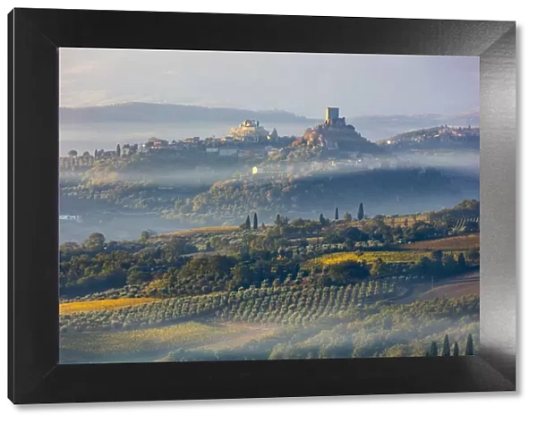 Italy, Tuscany, Val d Orcia listed as World Heritage by UNESCO, Castiglione
