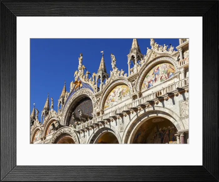 Framed Print : St Marks Basilica, St Marks Square, Venice, Veneto, Italy Framed Print : St Marks Basilica, St Marks Square, Venice, Veneto, Italy
