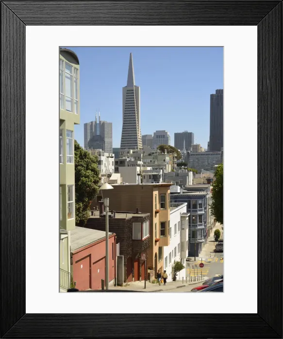 Framed Print : North beach, San Francisco, Bay Area, California, USA Framed Print : North beach, San Francisco, Bay Area, California, USA