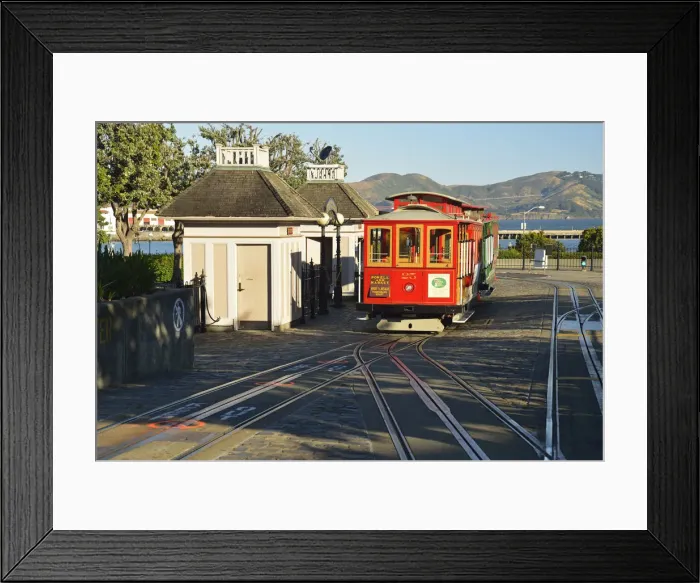 Framed Print : Cable Car station, San Francisco, Bay Area, California, USA Framed Print : Cable Car station, San Francisco, Bay Area, California, USA
