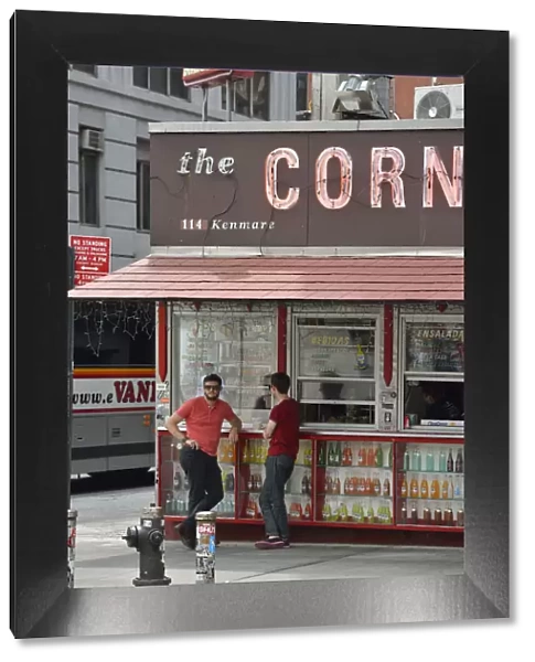 The Corner Restaurant, at Cleveland Place, Nolita, Lower Manhattan, New York, USA