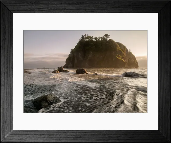 Framed Print : U. S. A. Washington, Olympic National Park, Ruby Beach Framed Print : U. S. A. Washington, Olympic National Park, Ruby Beach