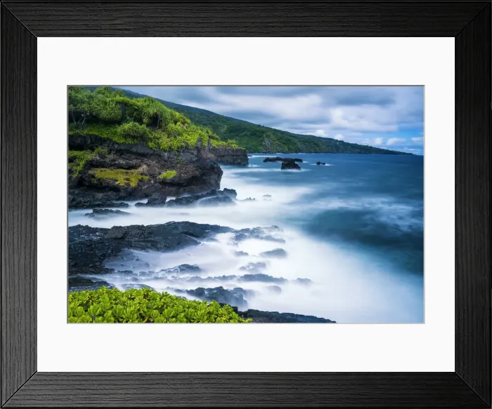 Framed Print : Coastline at Haleakala National Park, Maui, Hawaii, USA Framed Print : Coastline at Haleakala National Park, Maui, Hawaii, USA