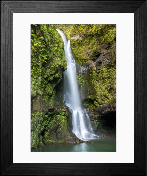 Framed Print : Hanawi Falls, Maui, Hawaii, USA Framed Print : Hanawi Falls, Maui, Hawaii, USA