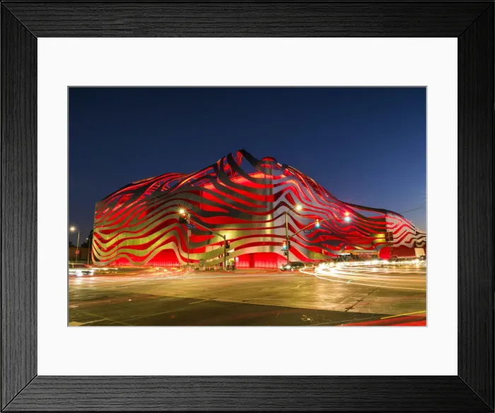Framed Print : Peterson Automotive Museum, Los Angeles, California, USA Framed Print : Peterson Automotive Museum, Los Angeles, California, USA