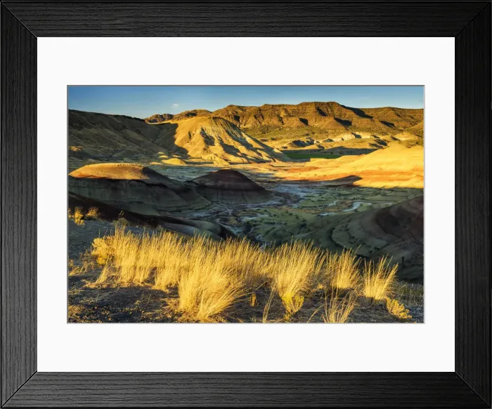 Framed Print : The Painted Hills, John Day Fossil Beds National Monument, Oregon, USA Framed Print : The Painted Hills, John Day Fossil Beds National Monument, Oregon, USA