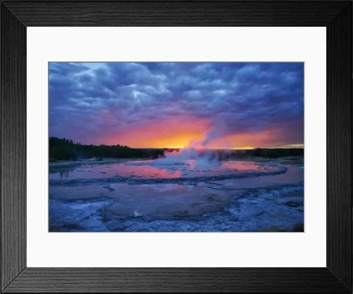 Framed Print : North America, USA, Rocky Mountains, Yellowstone National Park, UNESCO World Heritage Framed Print : North America, USA, Rocky Mountains, Yellowstone National Park, UNESCO World Heritage