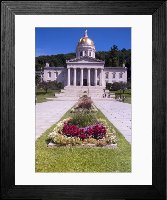 Framed Print : The state capitol building in Montpelier Vermont, USA Framed Print : The state capitol building in Montpelier Vermont, USA